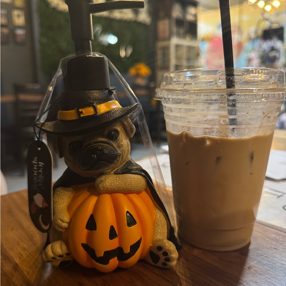 Halloween Pug Soap Dispenser